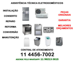 Assistência técnica eletrodomésticos 11 4456-7002