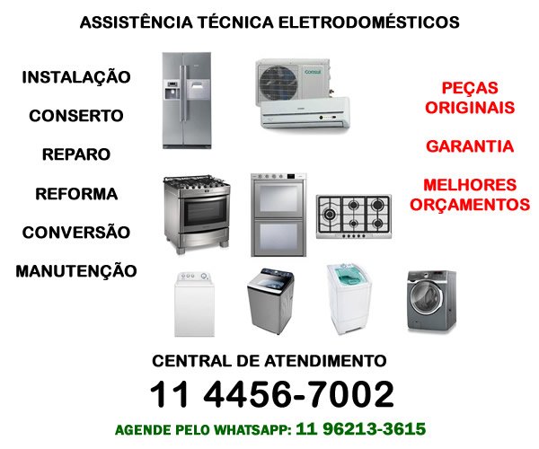 assistência técnica eletrodomésticos