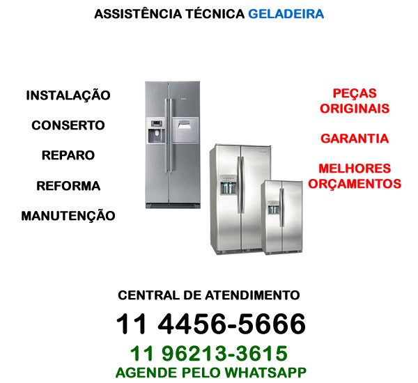 assistência técnica geladeira